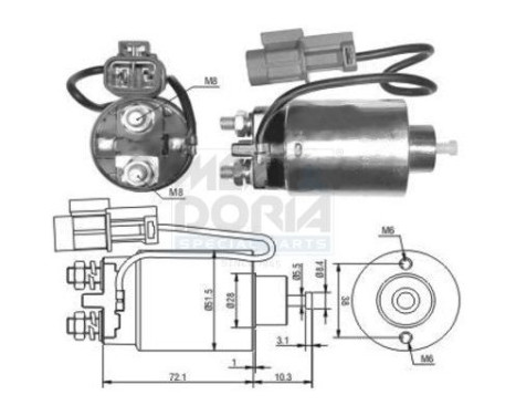 Kontaktor, startmotor