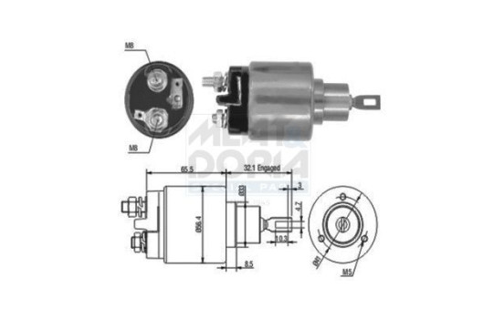 Kontaktor, startmotor