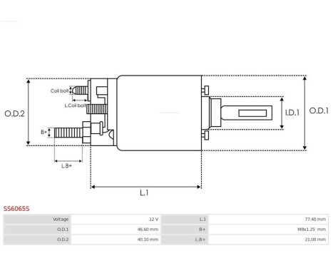 Magnetströmbrytare, startmotor, bild 4