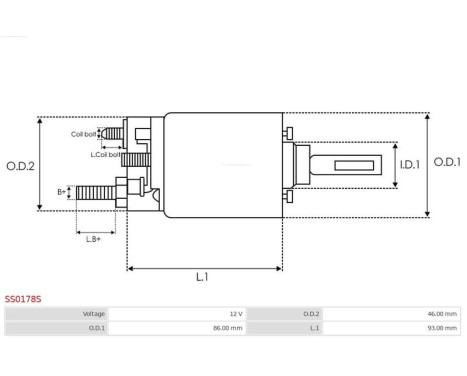 Magnetströmbrytare, startmotor, bild 4