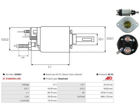 Magnetströmbrytare, startmotor, bild 4