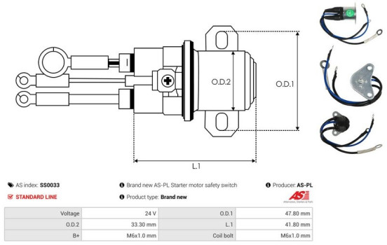 Magnetströmbrytare, startmotor, bild 4