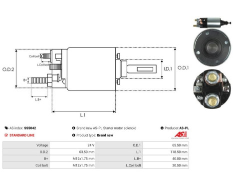 Magnetströmbrytare, startmotor, bild 4