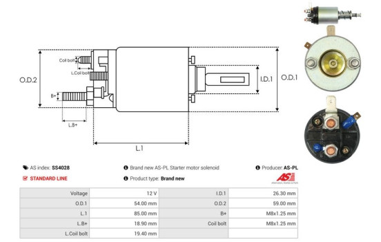 Magnetströmbrytare, startmotor, bild 4