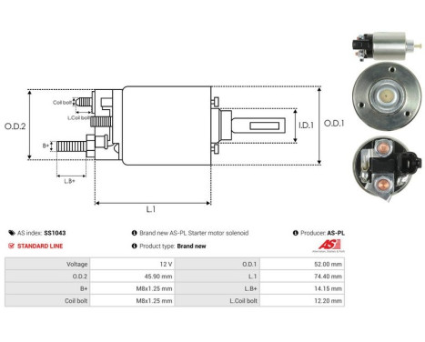 Magnetströmbrytare, startmotor, bild 4