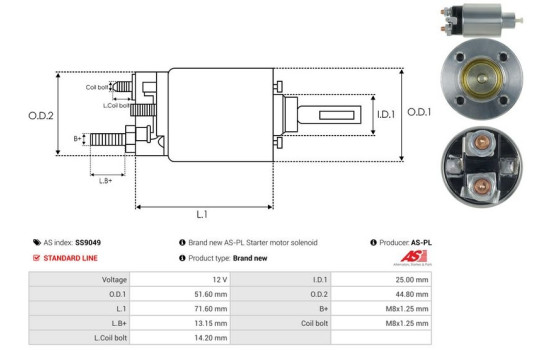 Magnetströmbrytare, startmotor, bild 4
