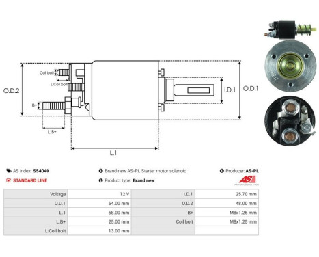 Magnetströmbrytare, startmotor, bild 4