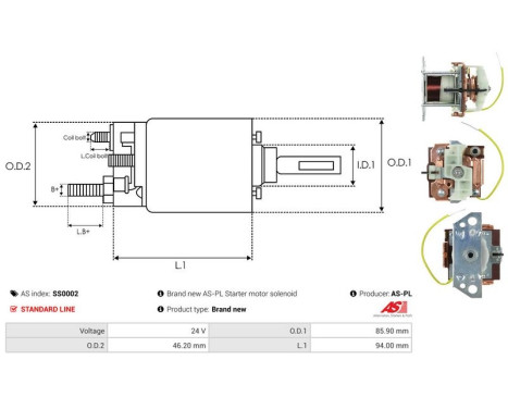Magnetströmbrytare, startmotor, bild 4