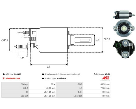 Magnetströmbrytare, startmotor, bild 4