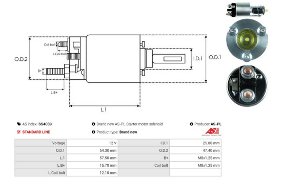 Magnetströmbrytare, startmotor, bild 4