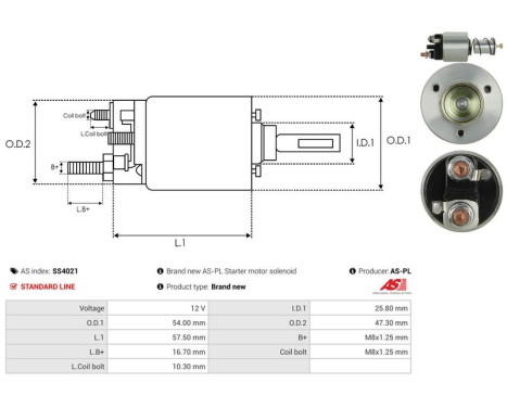 Magnetströmbrytare, startmotor, bild 4