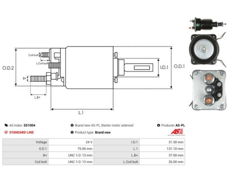 Magnetströmbrytare, startmotor, bild 4