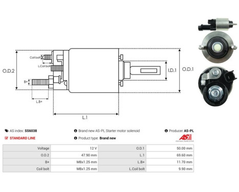 Magnetströmbrytare, startmotor, bild 4