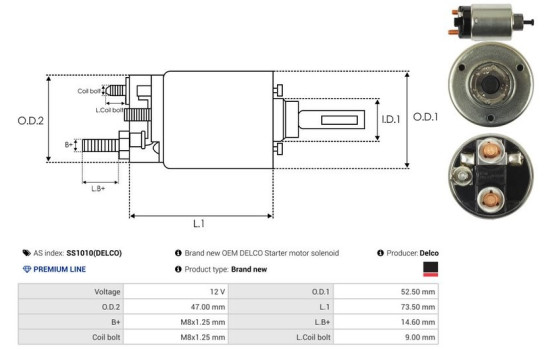 Magnetströmbrytare, startmotor, bild 4