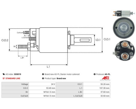 Magnetströmbrytare, startmotor, bild 4
