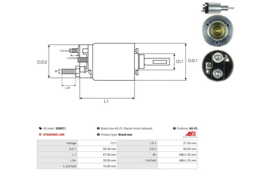 Magnetströmbrytare, startmotor, bild 4