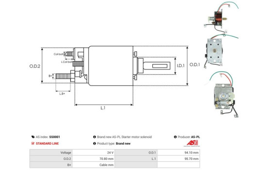 Magnetströmbrytare, startmotor, bild 4