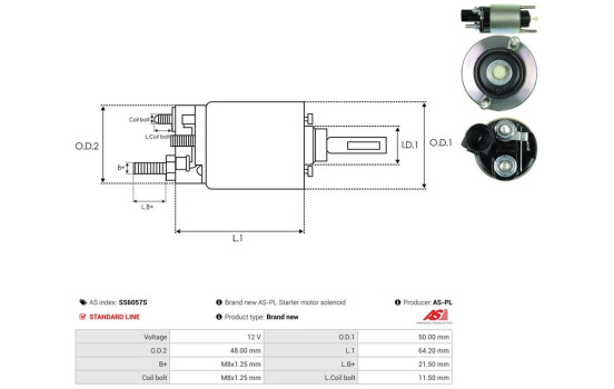 Magnetströmbrytare, startmotor, bild 4