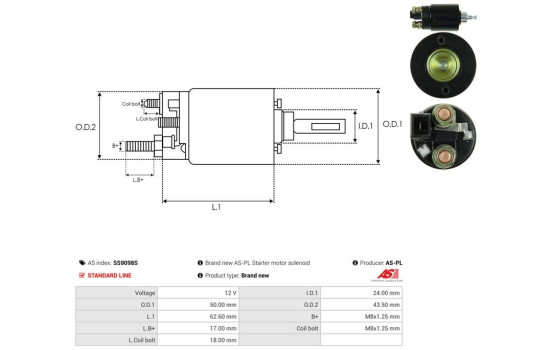 Magnetströmbrytare, startmotor, bild 4
