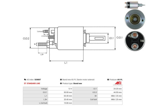 Magnetströmbrytare, startmotor, bild 4