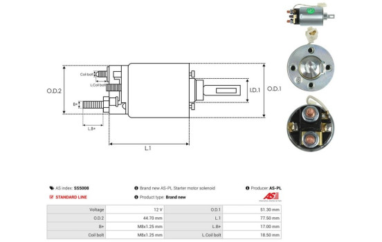 Magnetströmbrytare, startmotor, bild 4