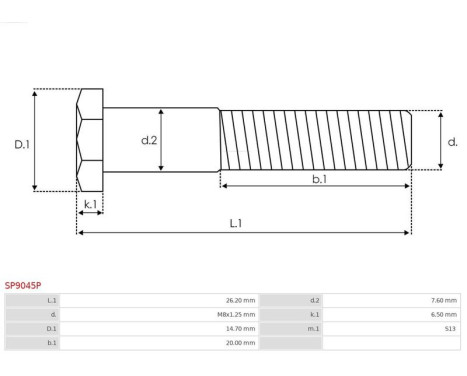 Reparationssats, startmotor, bild 2