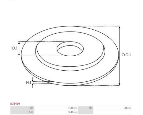Reparationssats, startmotor, bild 2