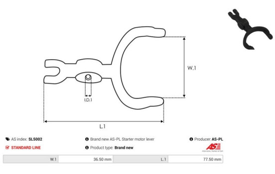 Reparationssats, startmotor, bild 2