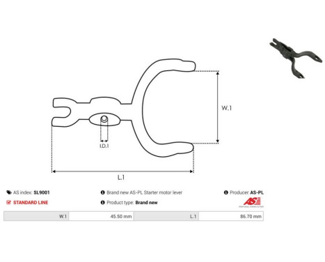 Reparationssats, startmotor, bild 2