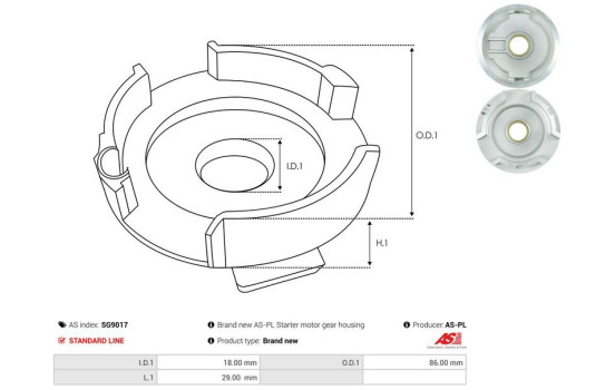 Reparationssats, startmotor, bild 3