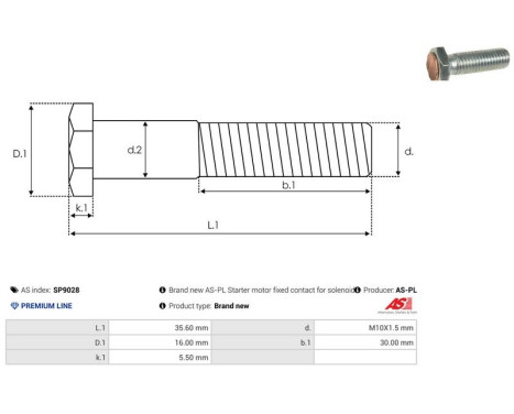 Reparationssats, startmotor, bild 2