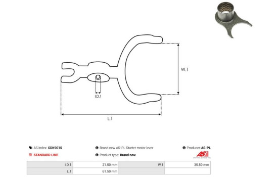 Reparationssats, startmotor, bild 2