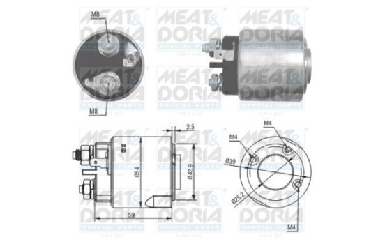 Solenoid, startmotor