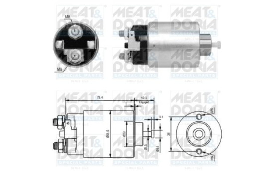 Solenoid, startmotor