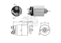 Solenoid, startmotor