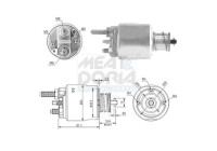 Solenoid, startmotor