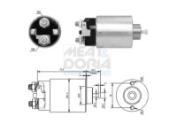 Solenoid, startmotor