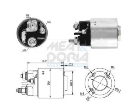 Solenoid, startmotor
