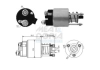 Solenoid, startmotor