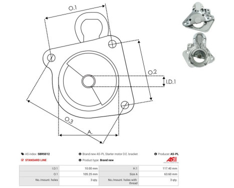 Startmotorkåpa, förgasare, bild 3