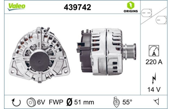 Dynamo 439742 Valeo