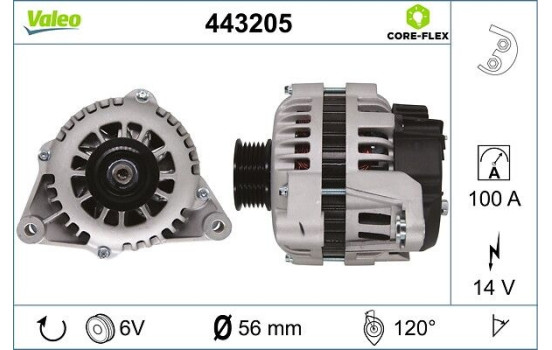 Dynamo 443205 Valeo, bild 4