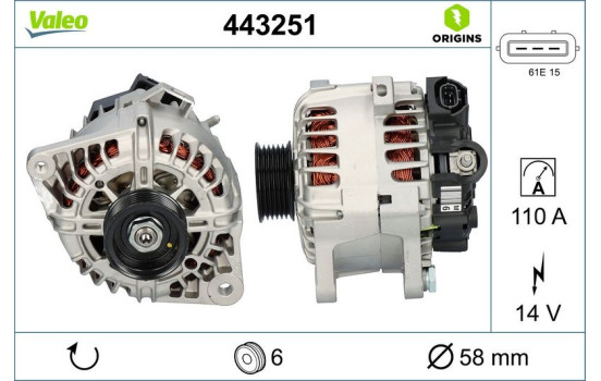 Dynamo 443251 Valeo, bild 4