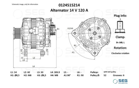 Dynamo Alfa Romeo 120A, bild 6