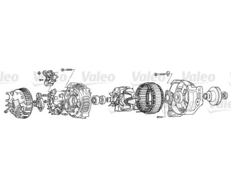 Dynamo Audi 90A A13VI173 Valeo
