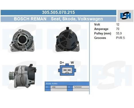 Dynamo Bosch 305.505.070.215
