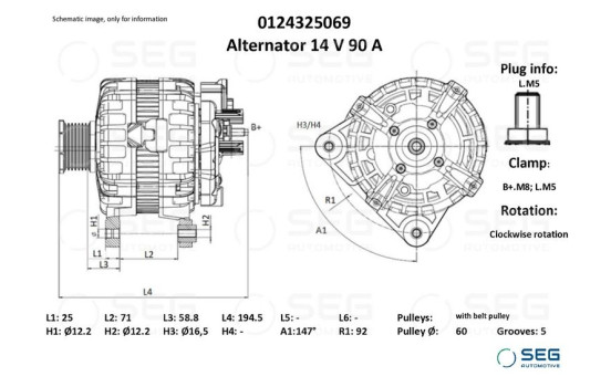 Dynamo Fiat 90A, bild 6
