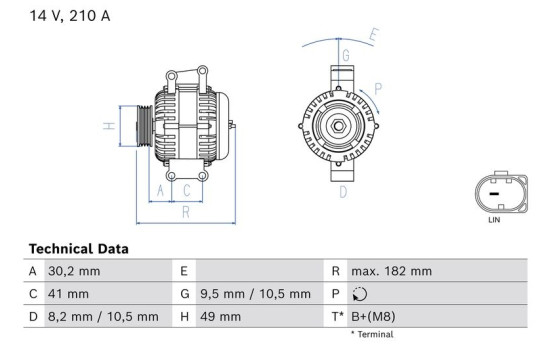 Dynamo / Generator 0 986 085 380 Bosch