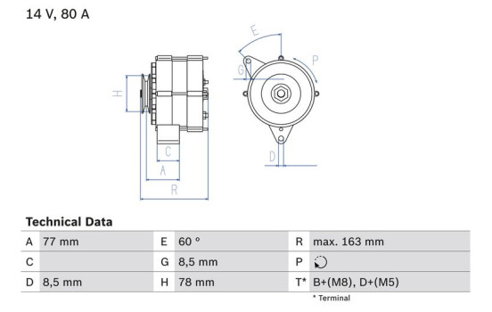 Dynamo / Generator 3417 Bosch