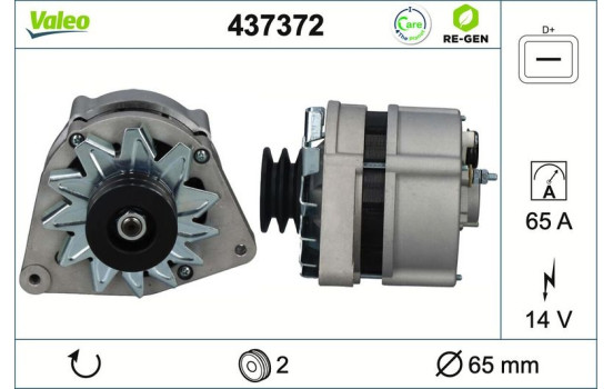 Dynamo / Generator 437372 Valeo, bild 2